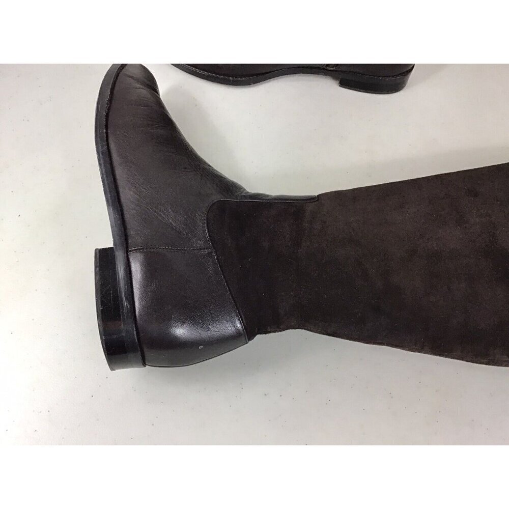 Calvin Klein Classic Leather Boots Womens 7 - Picture 2 of 9